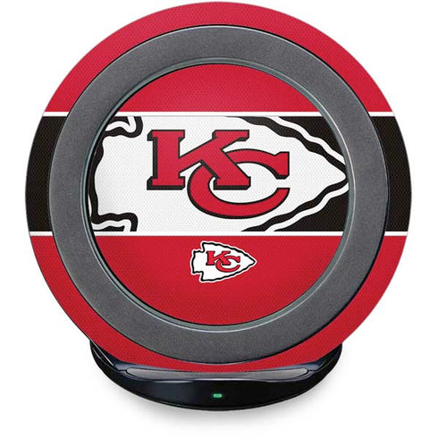 NFL Kansas City Chiefs Zone Block Fast Charge Wireless Charging Stand Skin